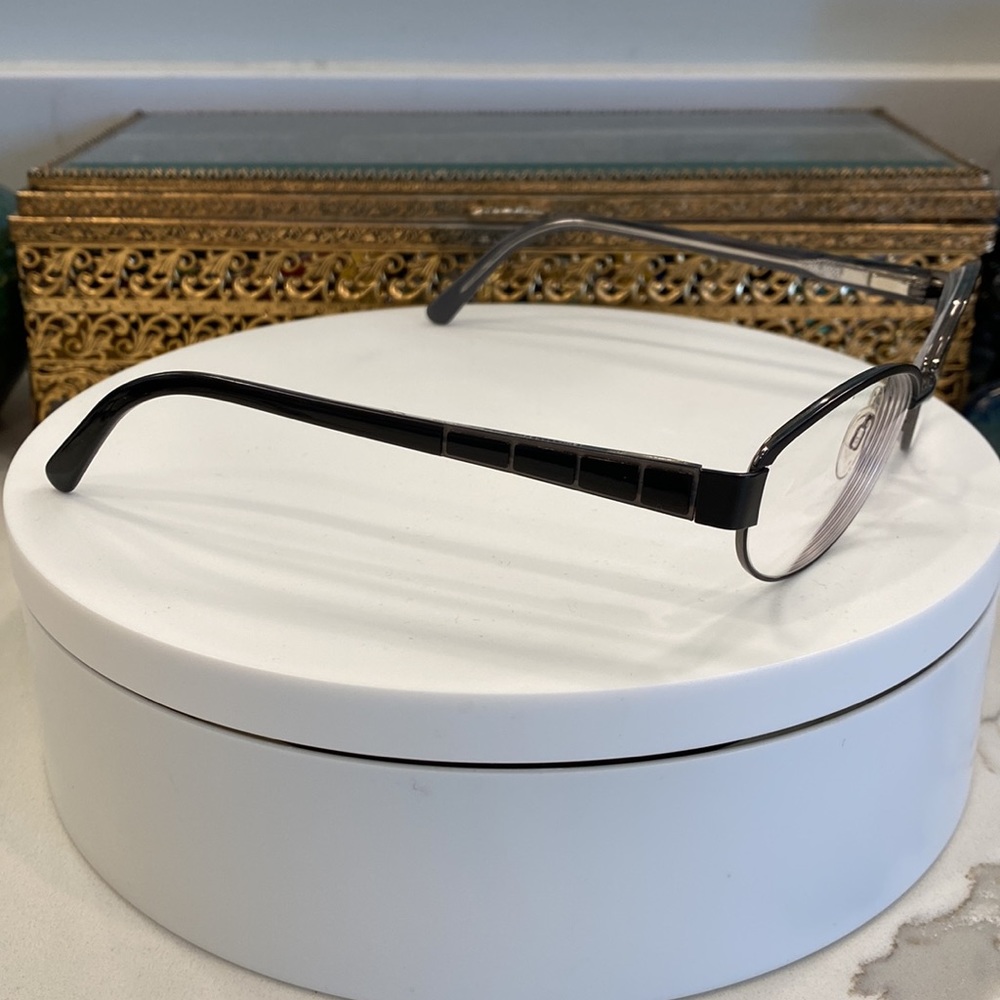 Skaga *Rx* Ulrika - Eyeglass Frames - Black/Clear Acrylic - EUC